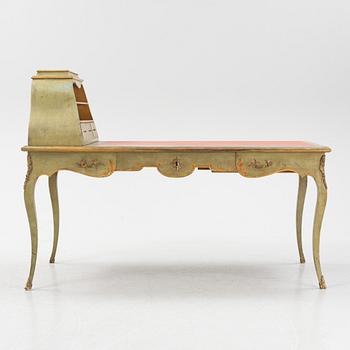 A rococo style writing desk, 20th century.