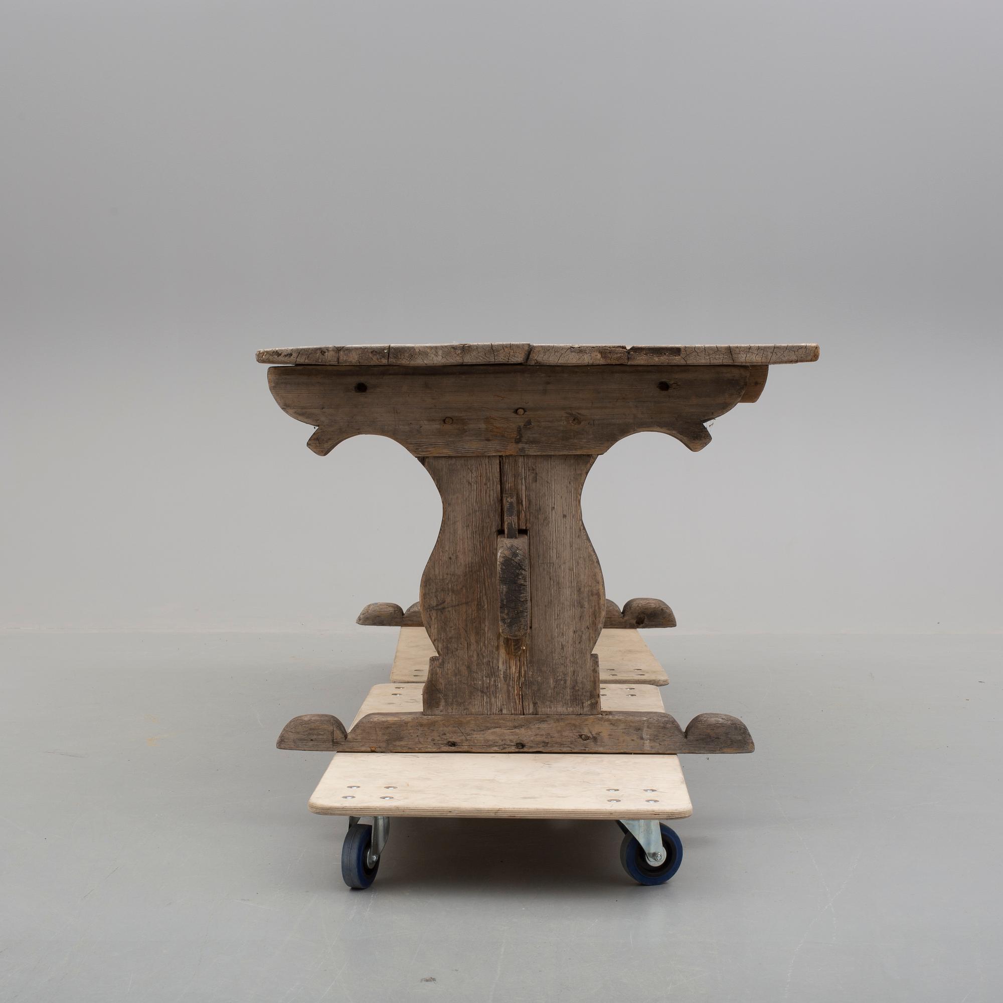 BOCKBORD, allmoge, 1800-talets första hälft.