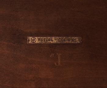 An Axel Einar Hjorth Swedish Grace 'Library' table, Nordiska Kompaniet Sweden 1931.