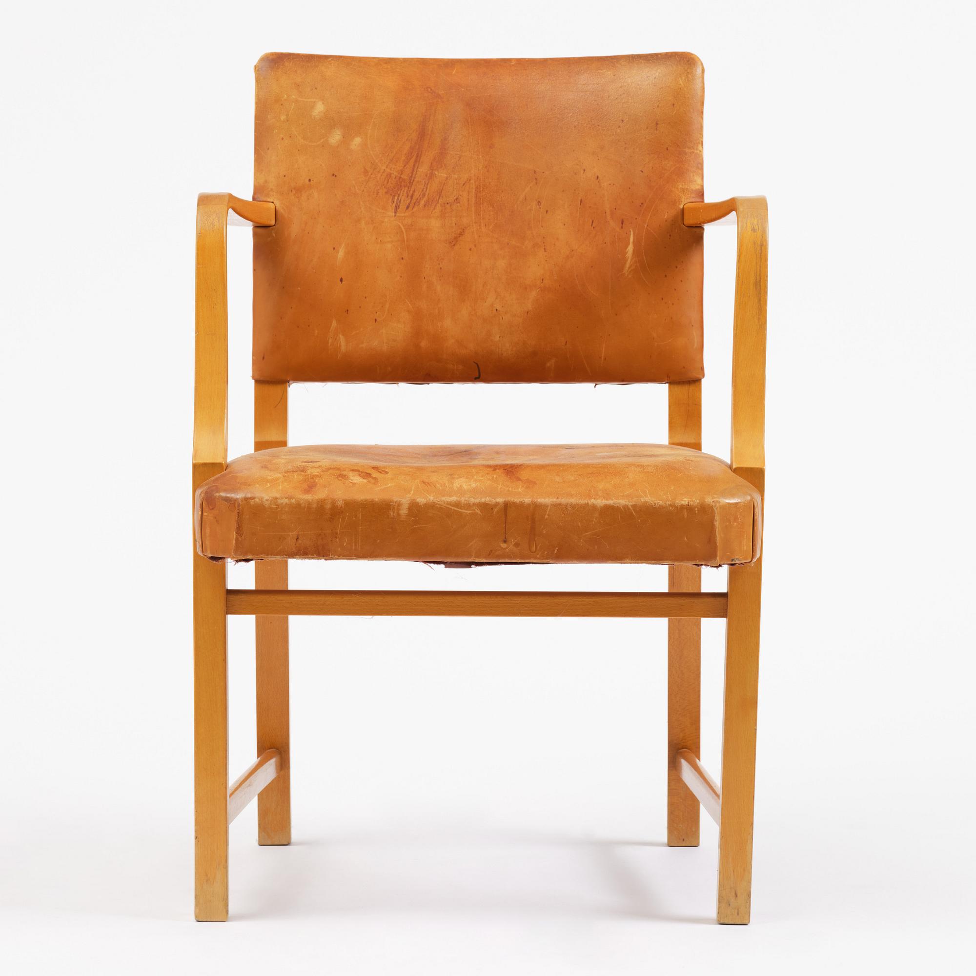 G.A. Berg, armchair, Stockholm, 1940s.