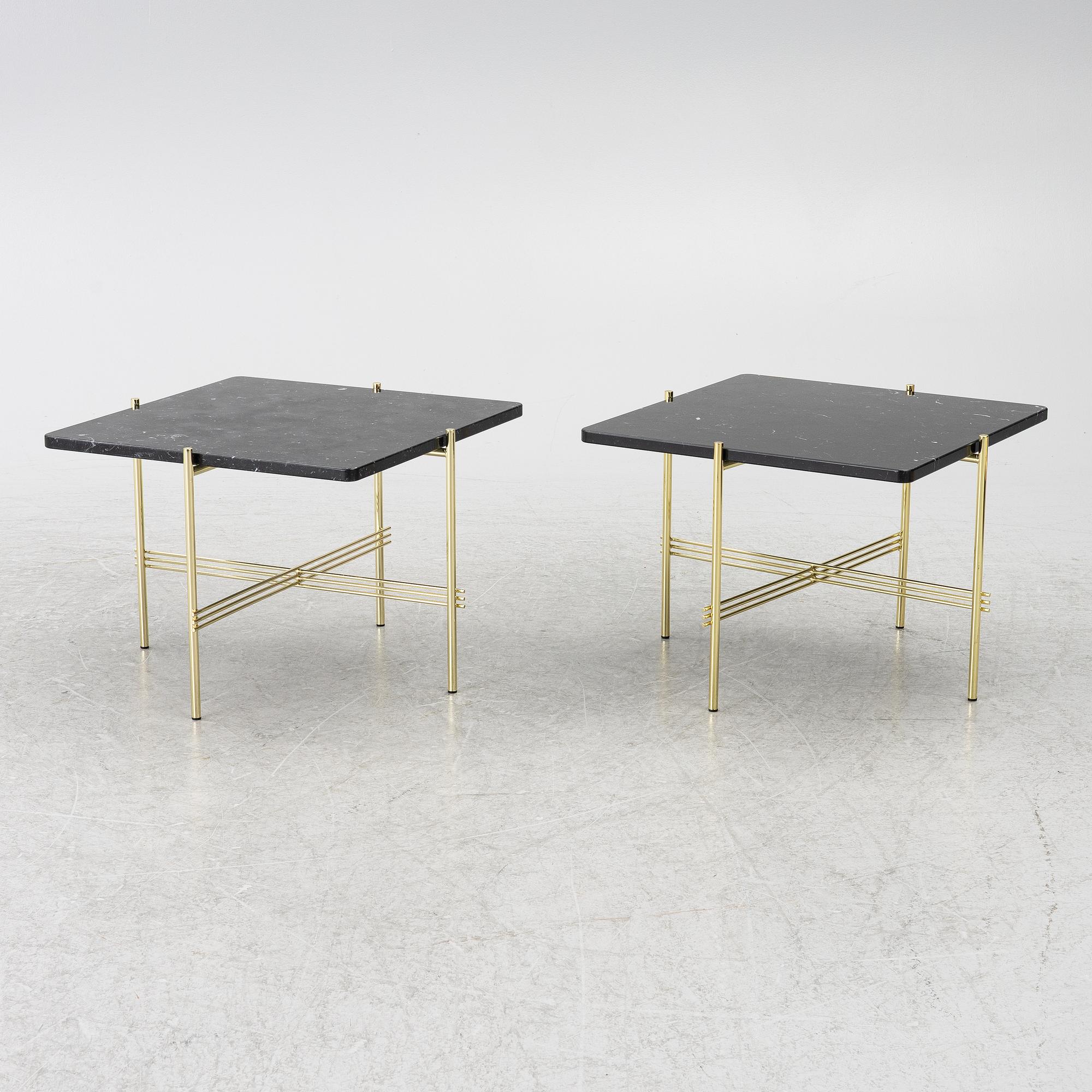 GamFratesi, Side tables, a pair, “TS”, GUBI, Denmark, 2000s.