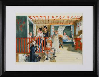 CARL LARSSON, efter, färglitografi, utgivare SWEB ART, signerad editoren och numrerad 565/790.