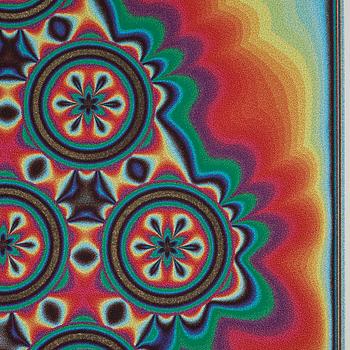 Sture Johannesson, färglitografi med prägling, 2005, signerad 53/160.