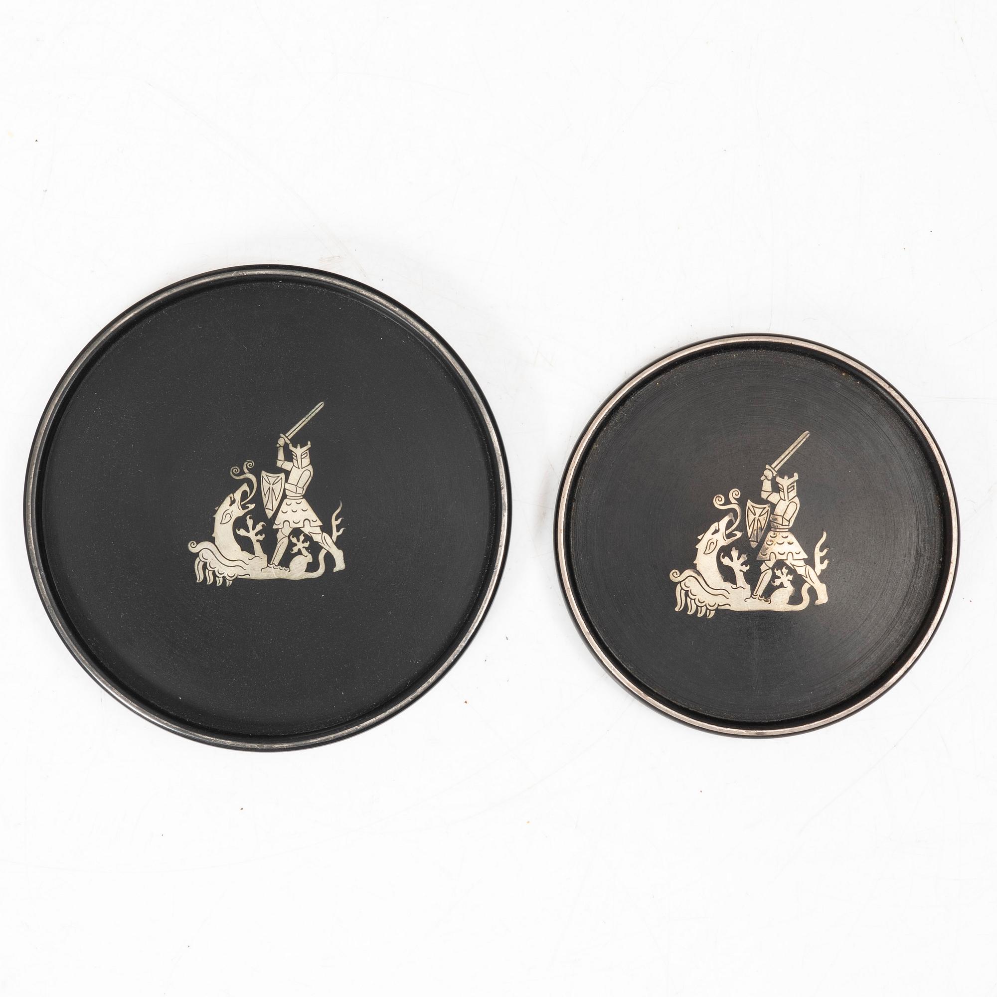 14 pieces of isolit, Perstorp, Helsingborg, 1942-76.