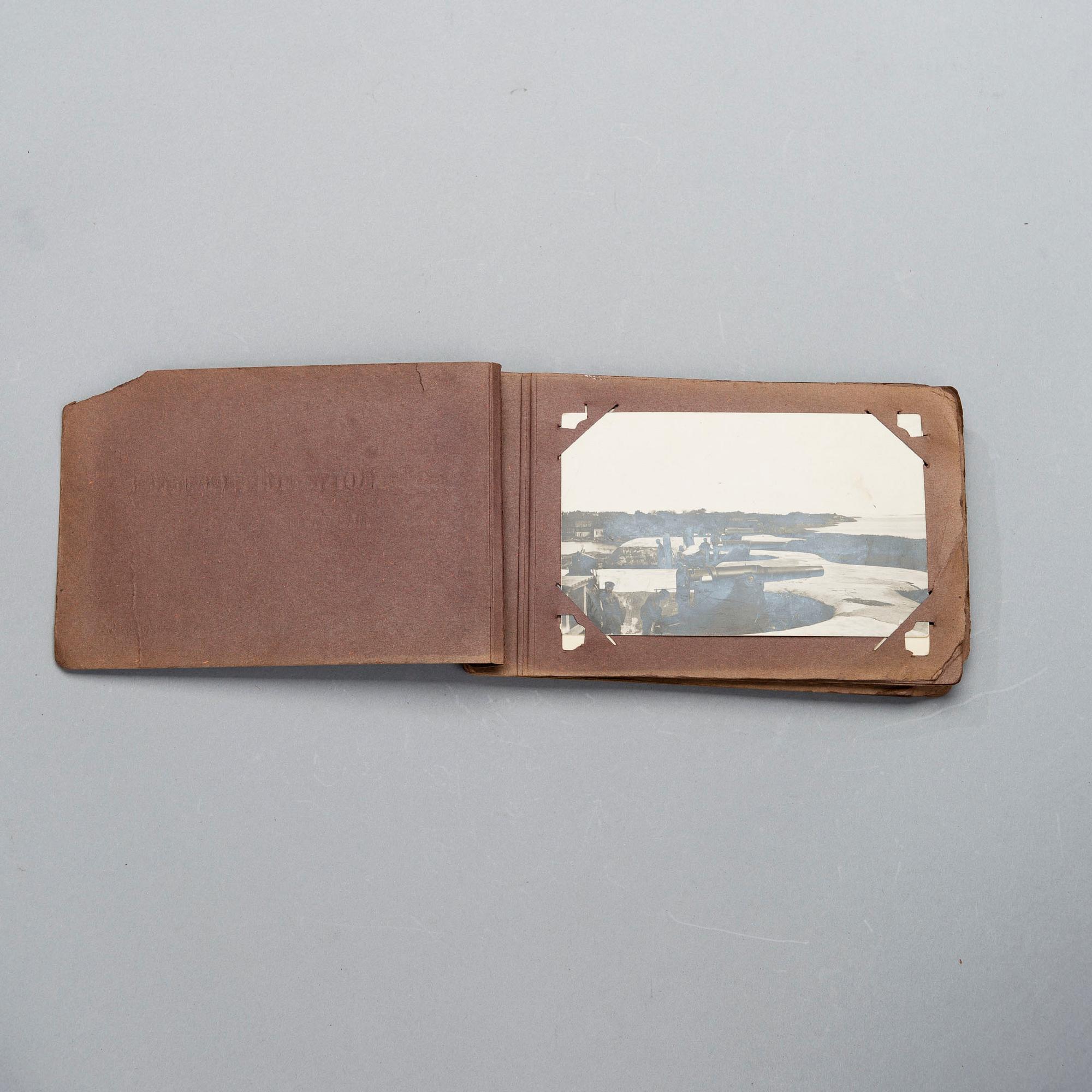 FOTOALBUM, Kustartilleriregementet I, mars 1926, Sveaborg.