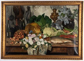 August Jernberg, oil on canvas, signed.