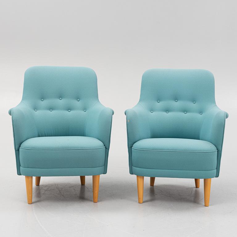 Carl Malmsten, armchairs, a pair, "Samsas", OH Sjögren.