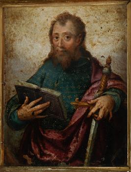 Spanish school, 18th Century, oil on copper.