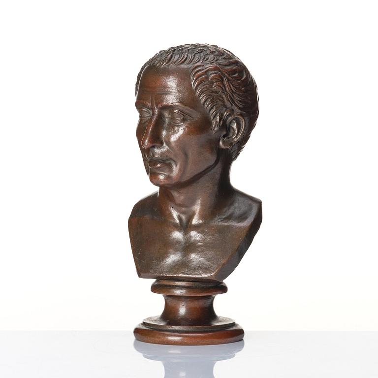 A French bust of Julius Caesar, 19th century.