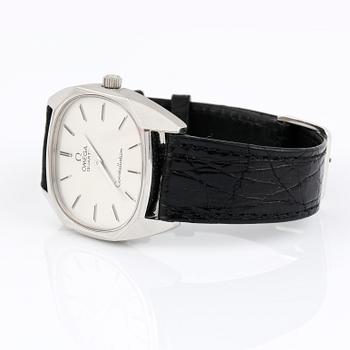 ARMBANDSUR, stål, Omega, Constellation, sent 1900-tal.