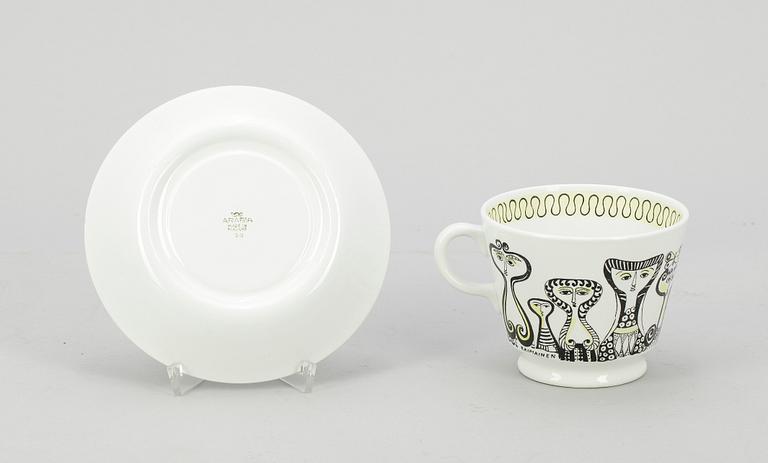 TEKOPP, porslin, Birger Kaipainen, Arabia, Finland, 1900-talets mitt.