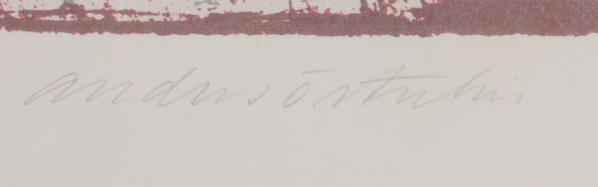 ANDERS ÖSTERLIN, färgserigrafi, sign o numr 89/100.