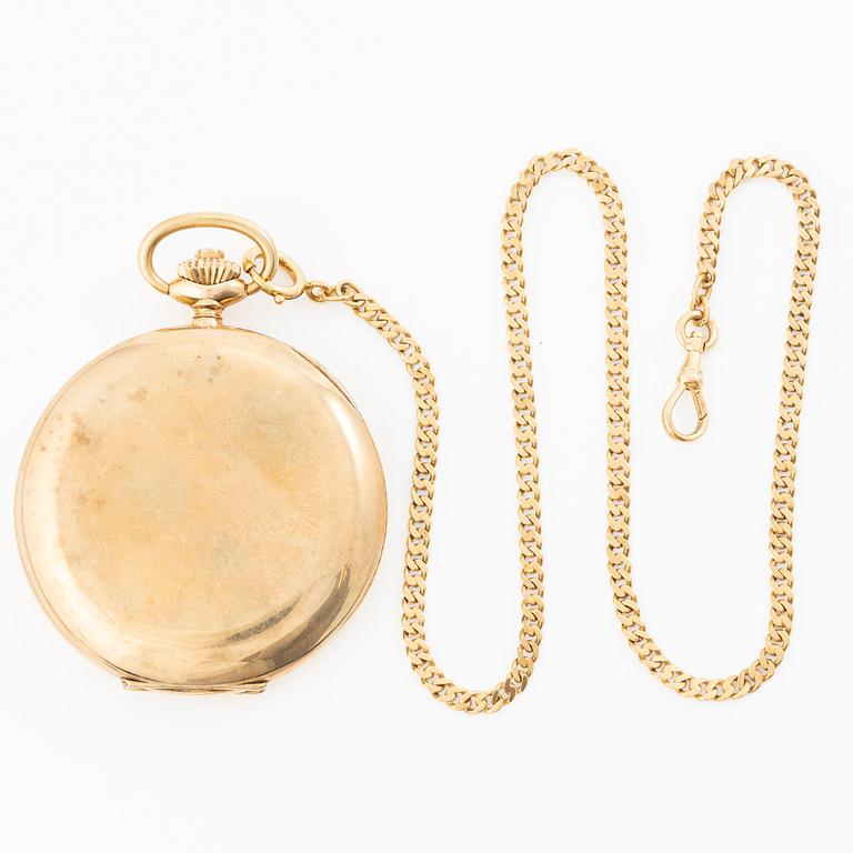 A.Rossel-Conrad, Bienne, pocket watch, hunter, 52 mm.