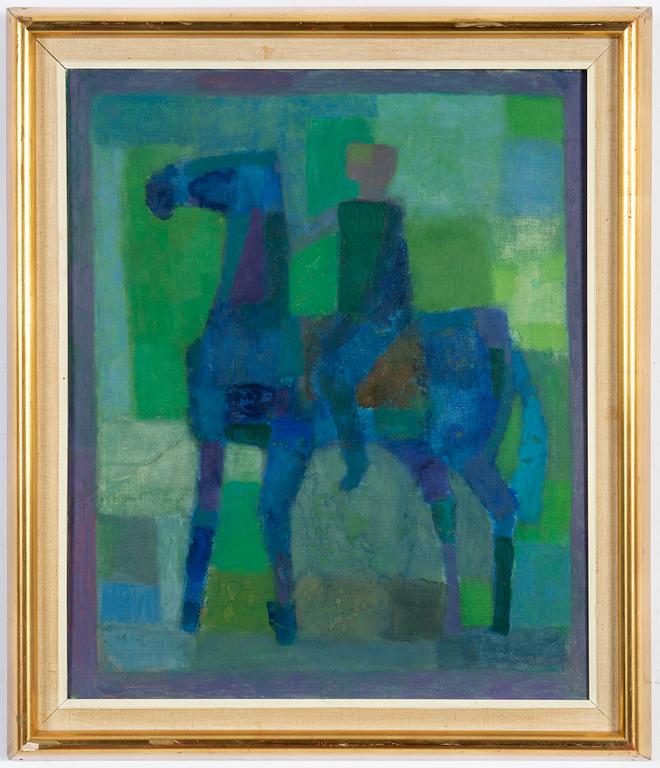 Morten Krohg, olja på duk, signerad och -61.