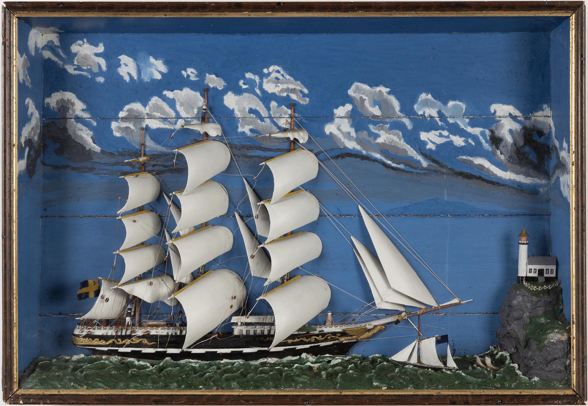 Diorama, omkring 1900.