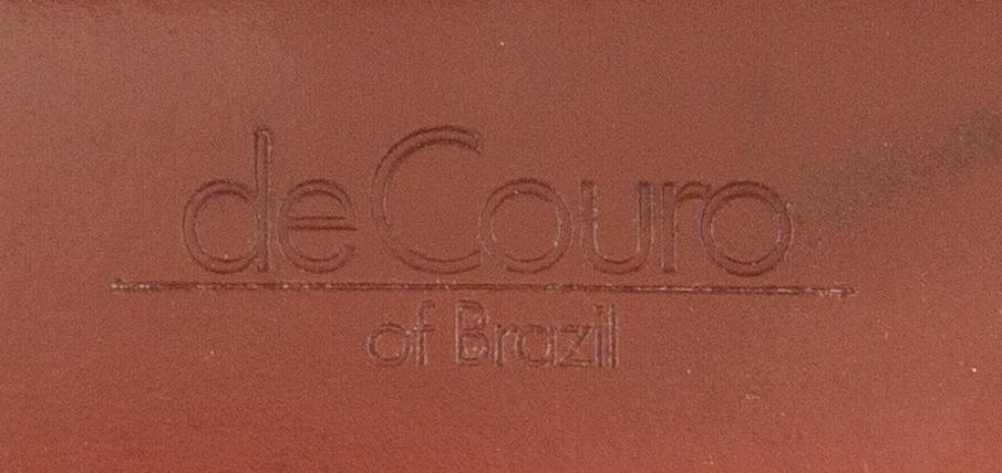 De Couro stolar 4 st Brasilien 1980-tal.