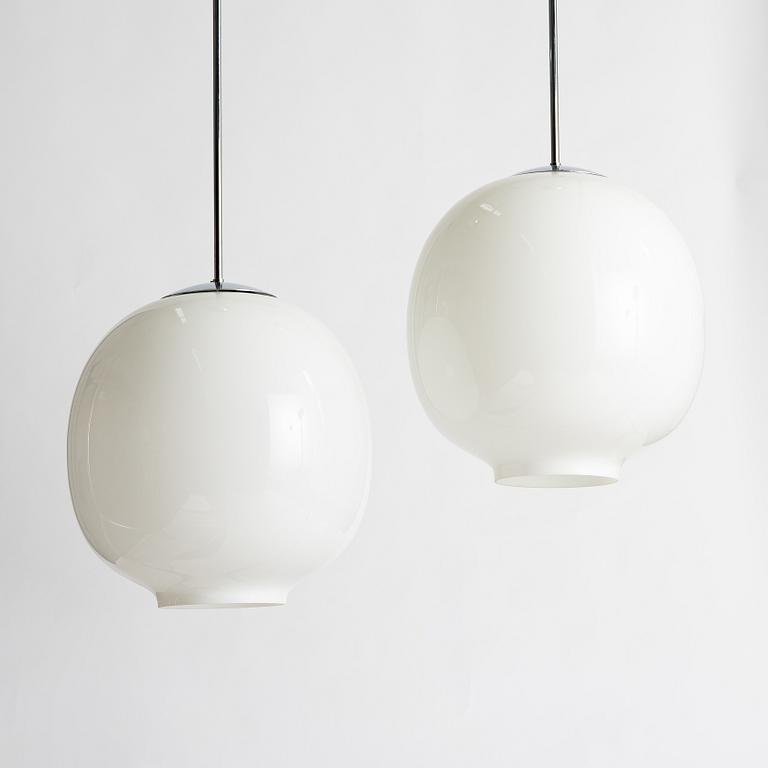 Taklampor, ett par, Zero, Pukeberg H470.