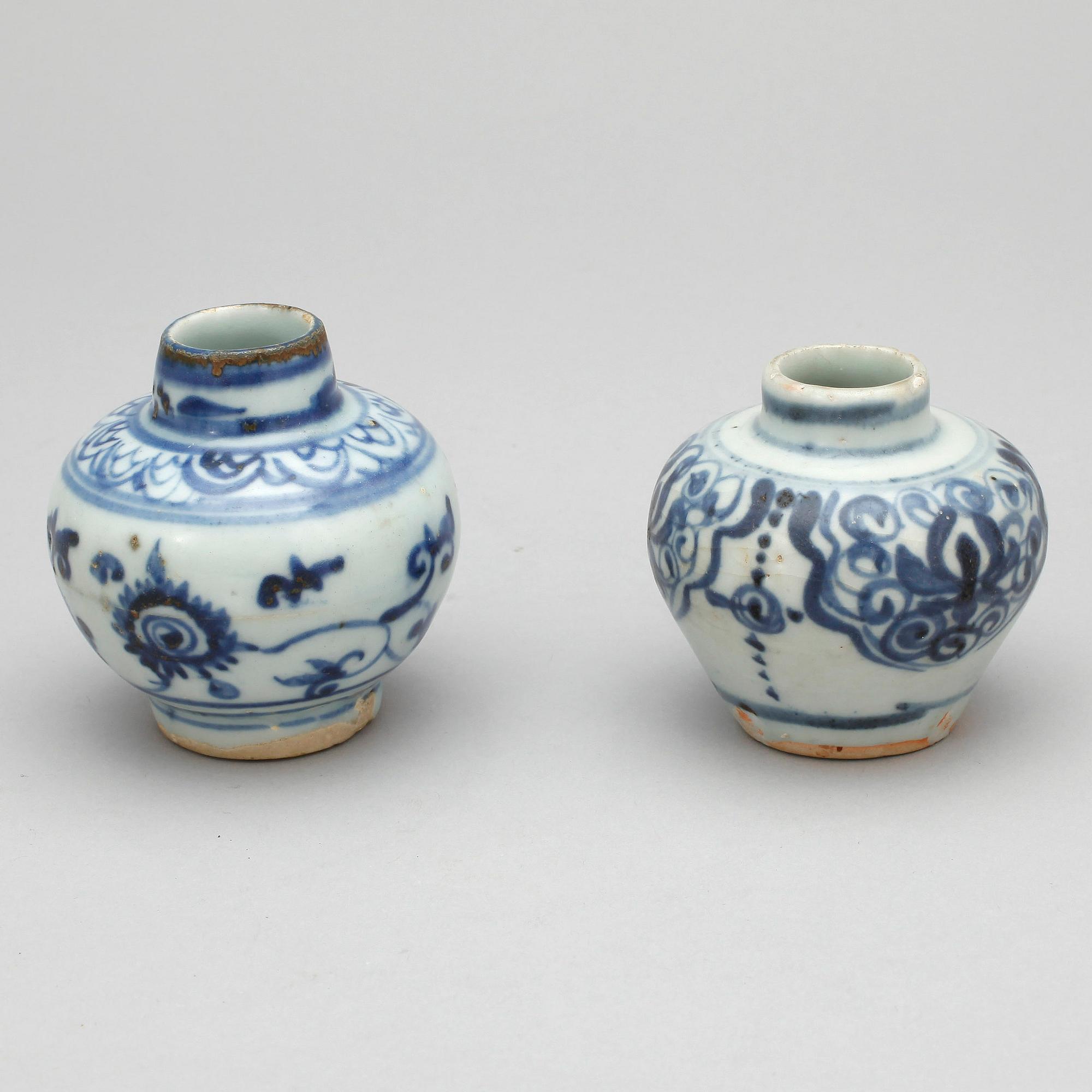 PARTI KINAPORSLIN, 8 delar, bla Ming, Kina.