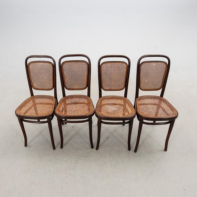 Chairs, 4 pcs, Thonet, early 20th century.