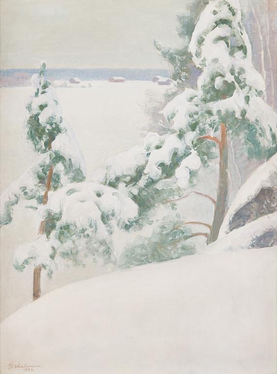 Pekka Halonen, Snow-laden pines.
