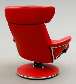 FÅTÖLJ OCH FOTPALL, Stressless Jazz, Ekornes, 1900-/2000-tal.