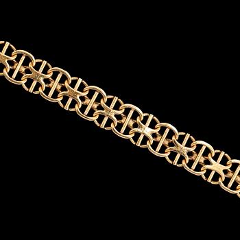 COLLIER, 18K guld, ÄSA Stockholm 1970. Vikt ca 22 g.