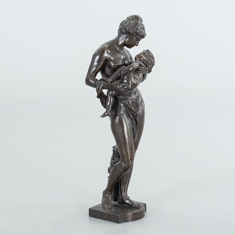 ROBERT BAERWALD, bronze. Signed, -96. Aktien Gesellschaft vermals H.Gladenbeck & Sohn Berlin Friedrichshagen.