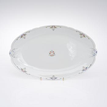 MATSERVIS, ca 64 delar, porslin, Weimar, Tyskland tidigt 1900-tal.