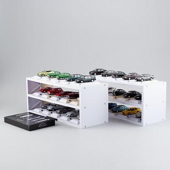 Modellbilar, 30 st, "Saab car museum".