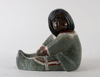 FIGURIN, chamotterat stengods, Vicke Lindstrand.