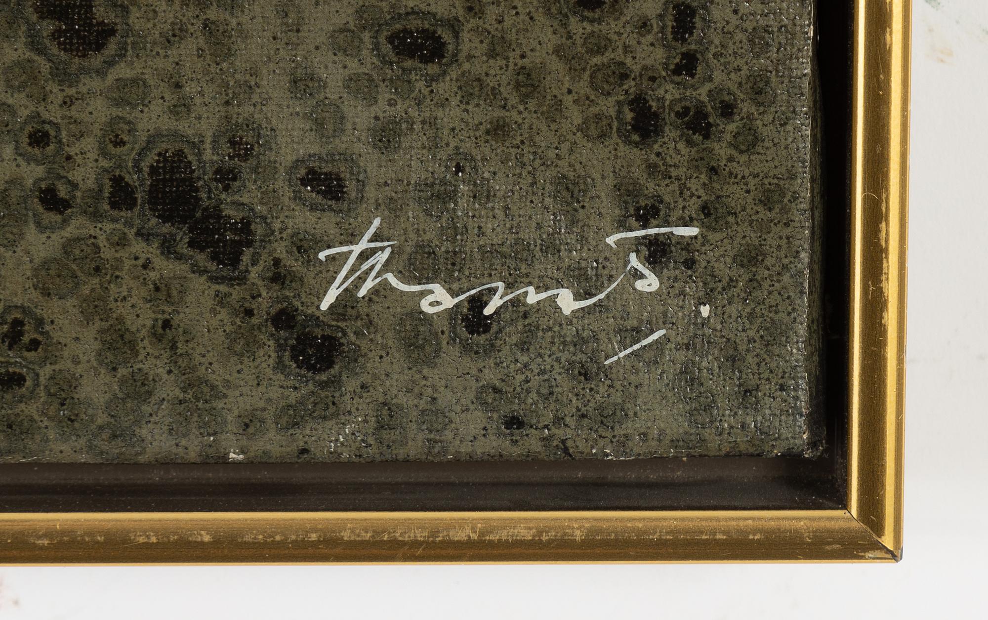 Juan José Tharrats, oil on canvas, signed. dated 1965 verso.