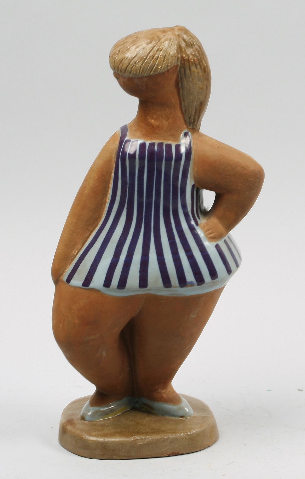 FIGURIN, stengods, "Dora", Lisa Larson, Gustavsberg.