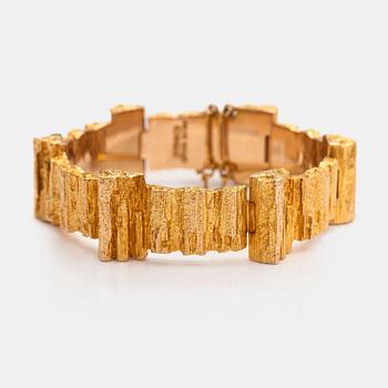 Björn Weckström, A 14K gold bracelet "Mystica". Lapponia 1973.