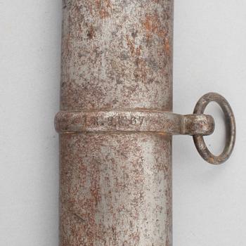 Sabre, Swedish, m/1825 for the hussars, with scabbard.