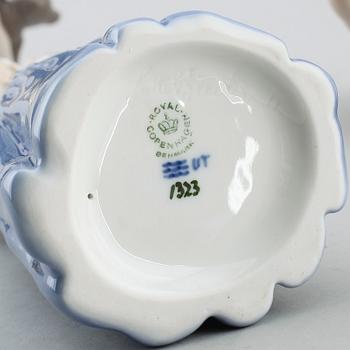 FIGURINER, 7 st, porslin, Royal Copenhagen och Bing & Gröndahl, Danmark.