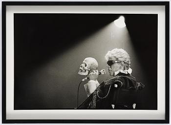 Mats Bäcker, "David Bowie/Cracked actor, Bryssel, 1983".