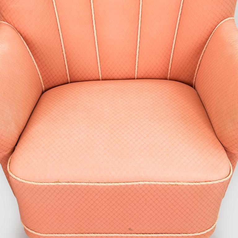 A mid-20th century armchairs.