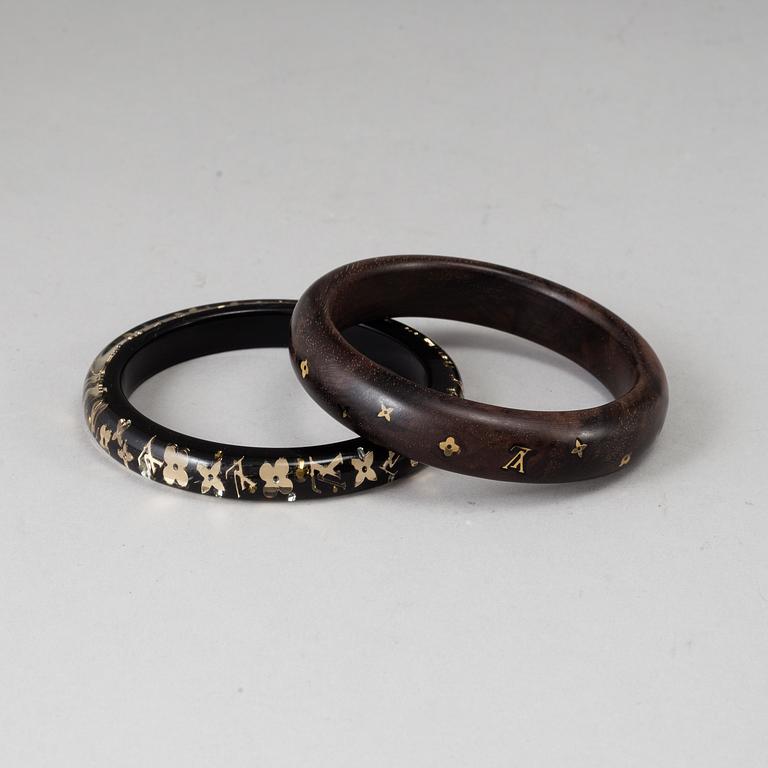 LOUIS VUITTON, two bangles.