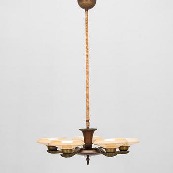 Paavo Tynell, a 1930's '1376/5' chandelier for Taito.