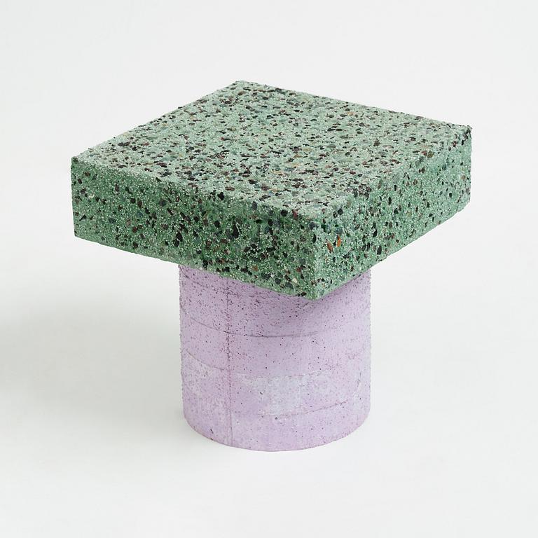 Jonatan Nilsson, a unique "Concretely Happy", table/object, Studio Jonatan Nilsson, 2017.