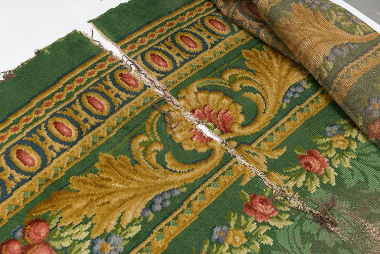 An antique Savonnerie carpet, Central Europe, circa 1900, c. 818 x 550 cm.
