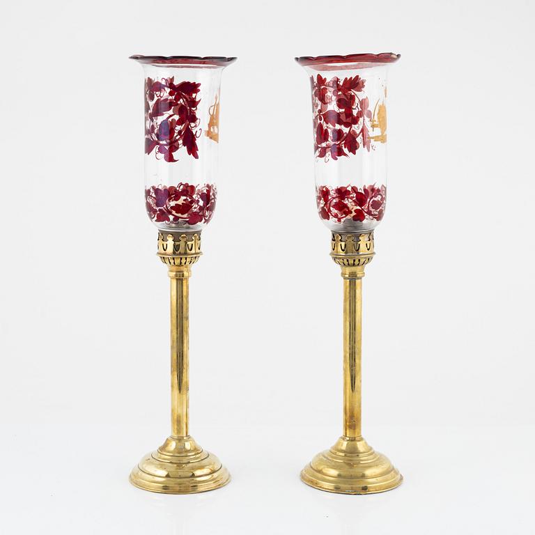A pair of Nikolaj I mid 19th Century lanterns.