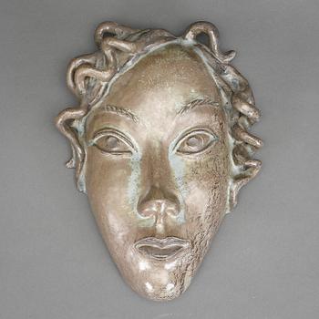 ALLAN EBELING, väggskulptur, lergods, signerad AE.