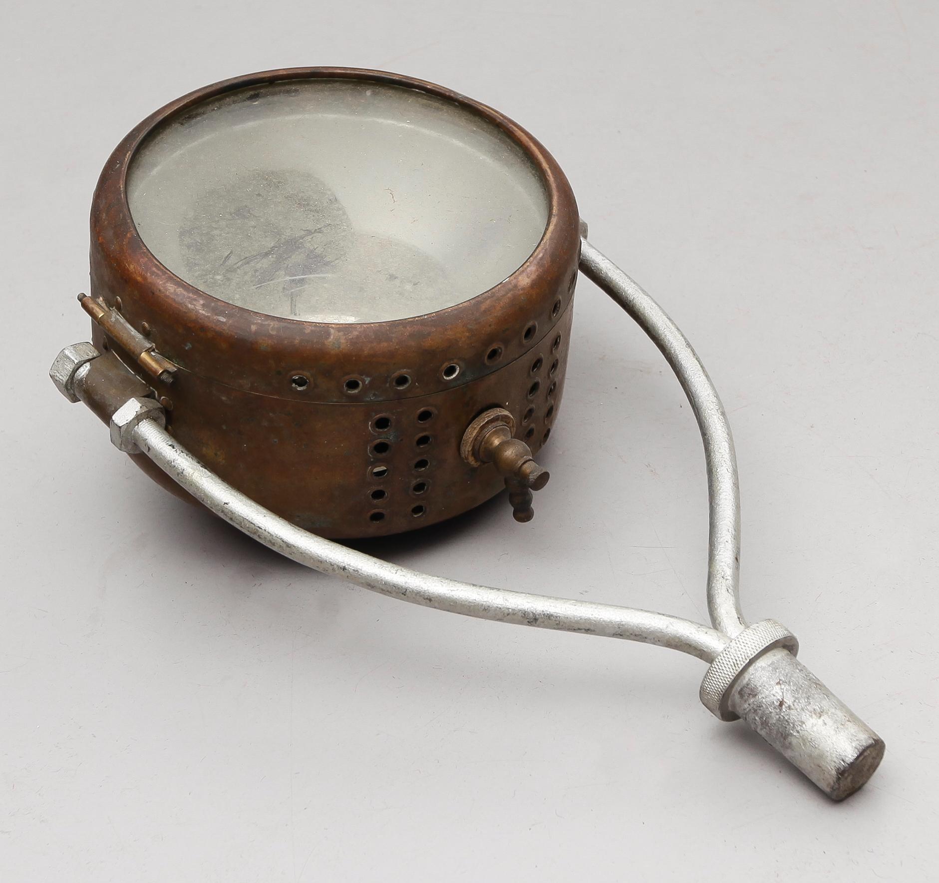GASLAMPA, brickmärkt Ernst Jul. Arnold, Dresden, 1800-/1900-tal.