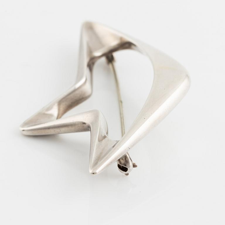 Henning Koppel, Georg Jensen, brooch, sterlingsilver, designed in 1969.