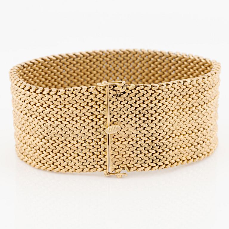 Bracelet, 18K gold, Uno A Erre, Italy.