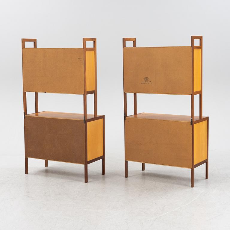 Gillis Lundgren, bokhyllor, ett par, "System-serien", IKEA, 1960-tal.