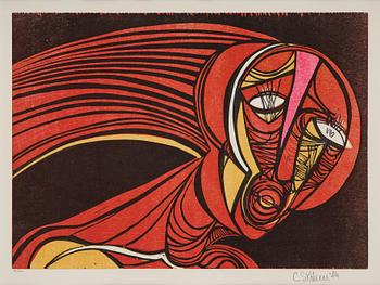 Cecil Skotnes, Untitled from: "Hommage aux Prix Nobel" (The Nobel Prize Portfolio).