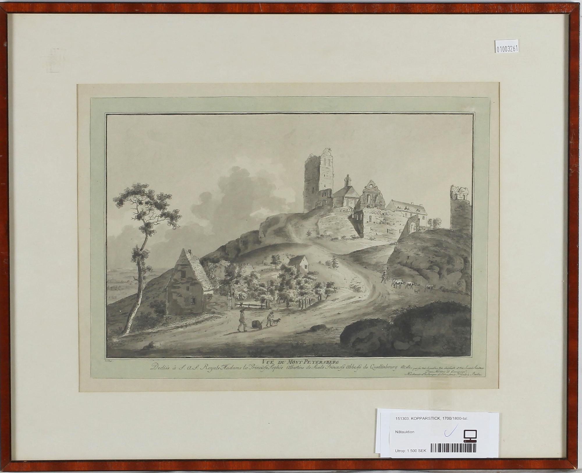 KOPPARSTICK, 1700/1800-tal.