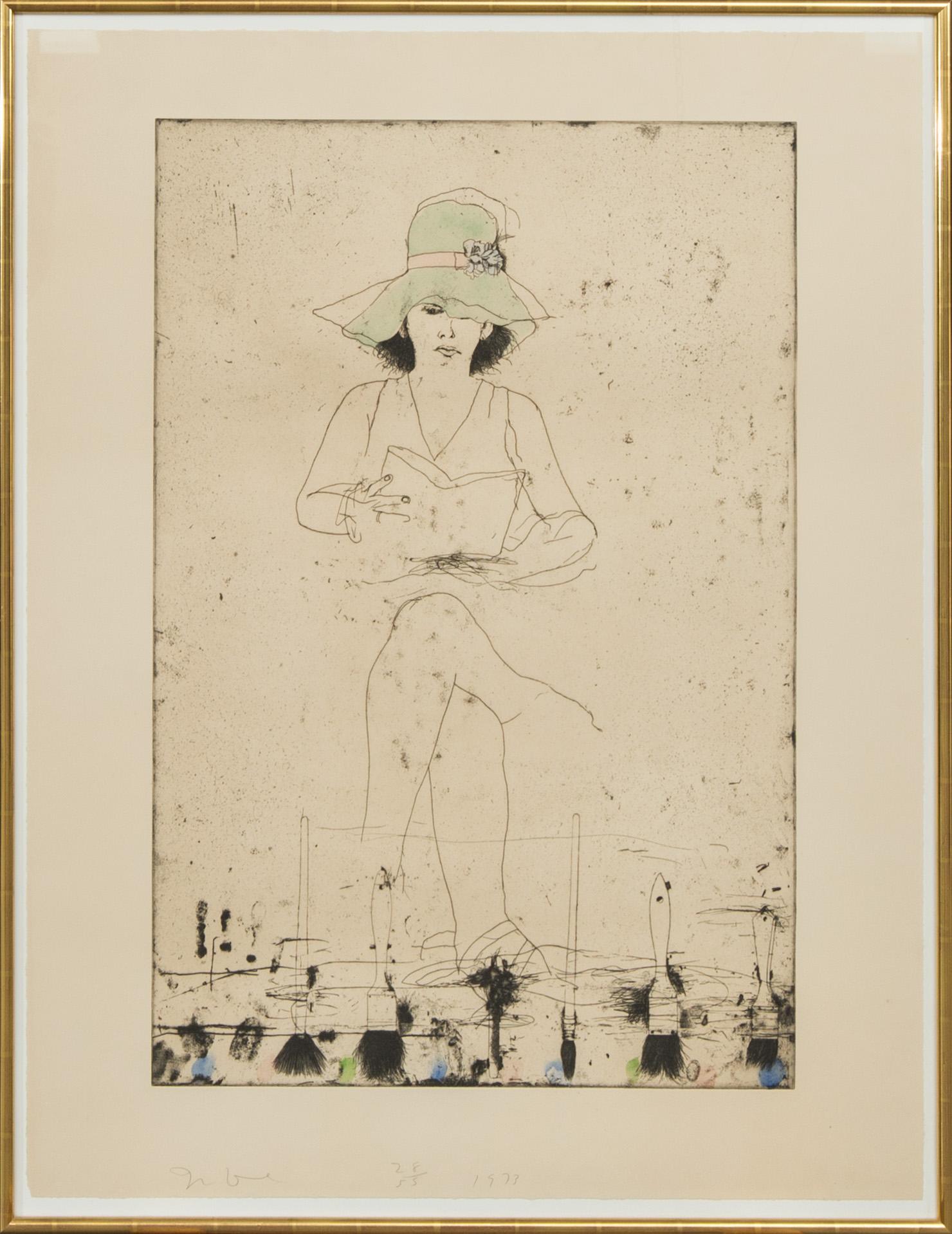 JIM DINE, etsning, signerad, numrerad 28/55 och daterad- 1973.